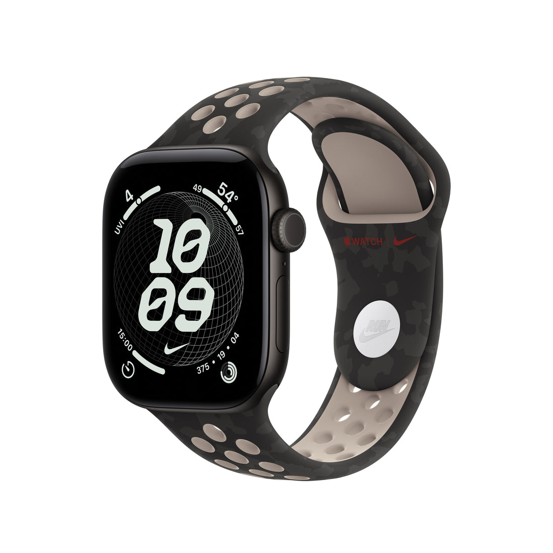 Apple 42mm After Dark Black Nike Sport Band - S/M - image 2