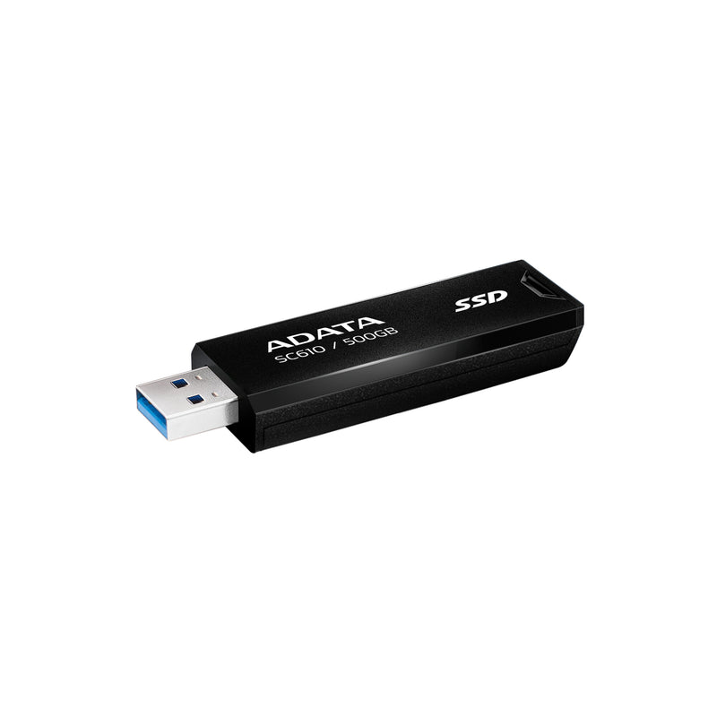 ADATA SC610 500 GB USB Type-A 3.2 Gen 2 (3.1 Gen 2) Black