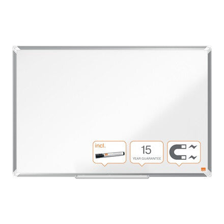 Nobo Premium Plus Steel Magnetic Whiteboard 900x600mm - image 4