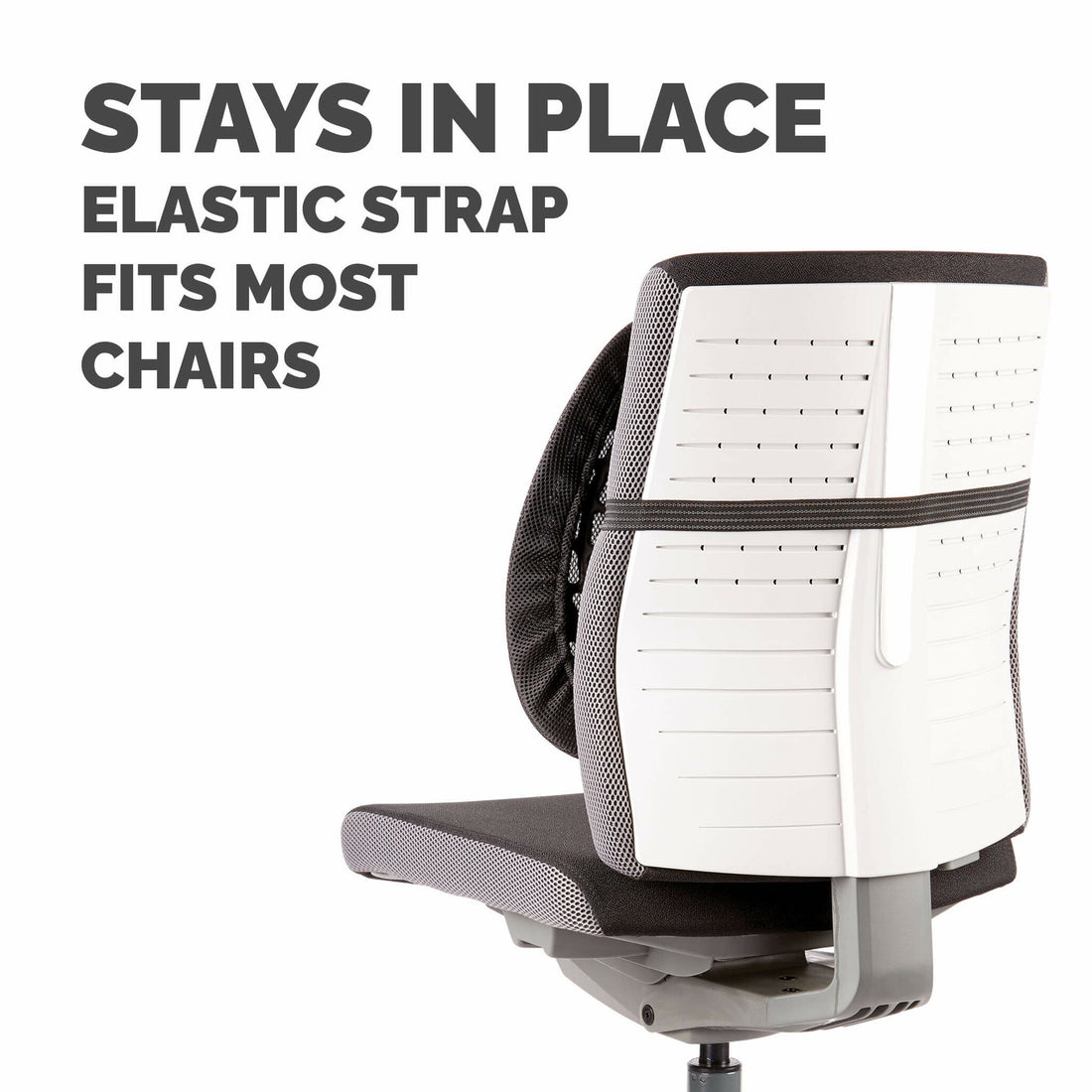 Fellowes Back Support for Office Chair - Back Angel Office Chair Back Support with 7 Height Adjustments - image 5