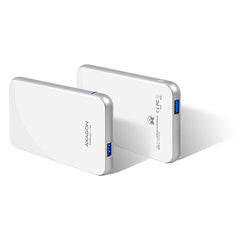 Axagon EE25-S6 storage drive enclosure HDD/SSD enclosure White 2.5