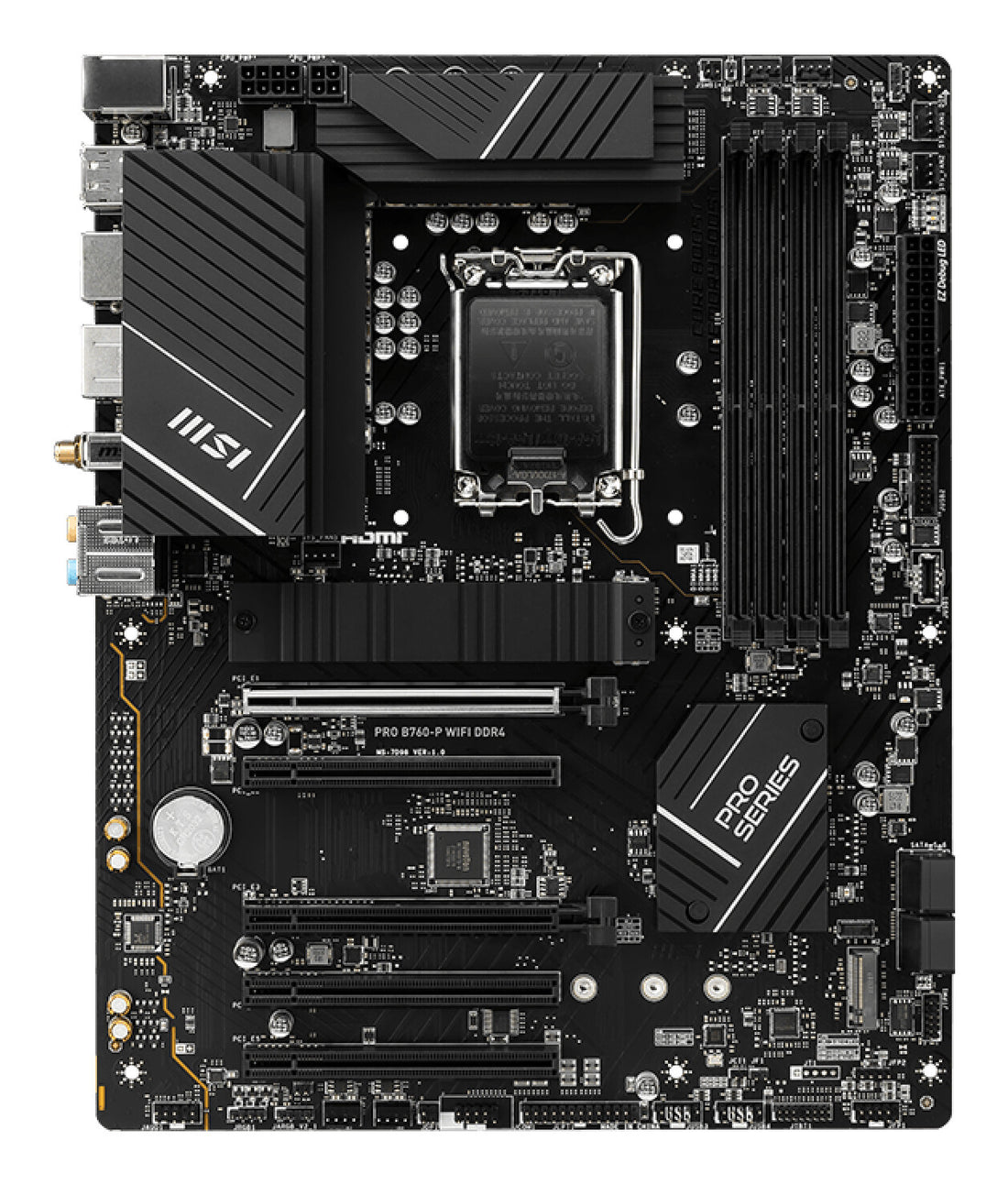 MSI PRO B760-P WIFI DDR4 motherboard Intel B760 LGA 1700 ATX - image 2