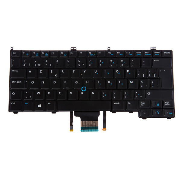 Origin Storage N/B KBD Belgian AZERTY 83 Key DP Backlit for Dell Lat 5490