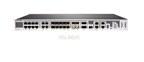 Palo Alto Software PA-3430 hardware firewall 1U 29 Gbit/s