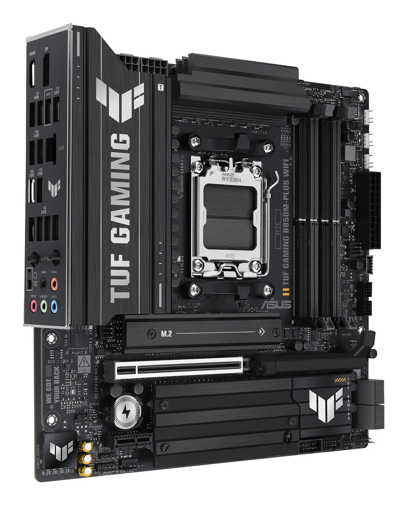 ASUS TUF GAMING B850M-PLUS WIFI AMD B850 Socket AM5 micro ATX