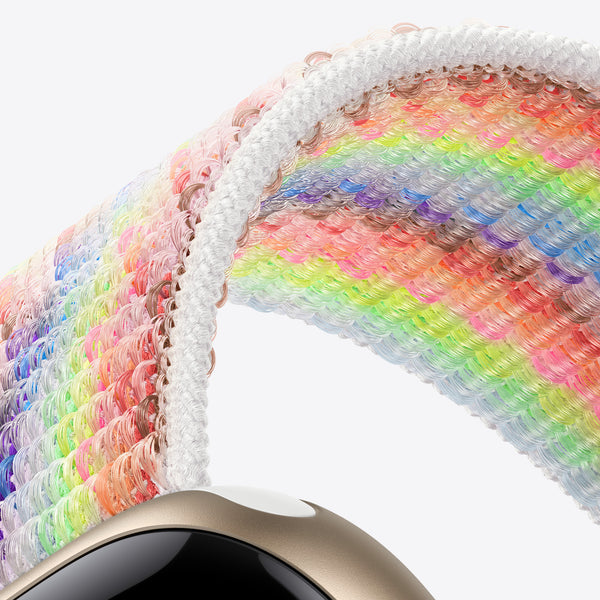 Apple MJ594ZM/A smart wearable accessory Band Multicolour Nylon, Recycled polyester, Recycled spandex