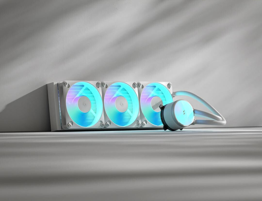 Fractal Design Radius 360 RGB White Processor All-in-one liquid cooler 12 cm - image 2