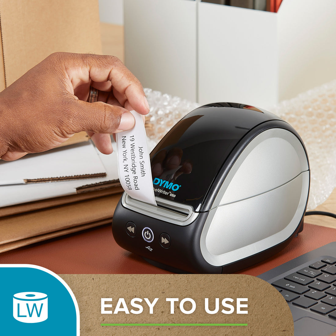 DYMO Authentic LabelWriter Small Multi-Purpose Labels | 13 mm x 25 mm | Self-Adhesive | Roll of 1000 - image 7