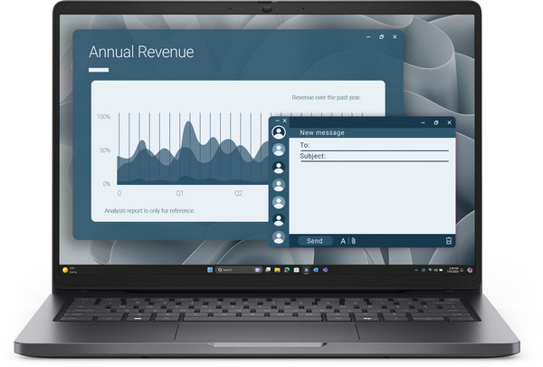 Dell Pro 14 PC14255 14" Laptop (R26W7) - AMD Ryzen 5 PRO 230, 16GB RAM, 512GB SSD, Windows 11 Pro