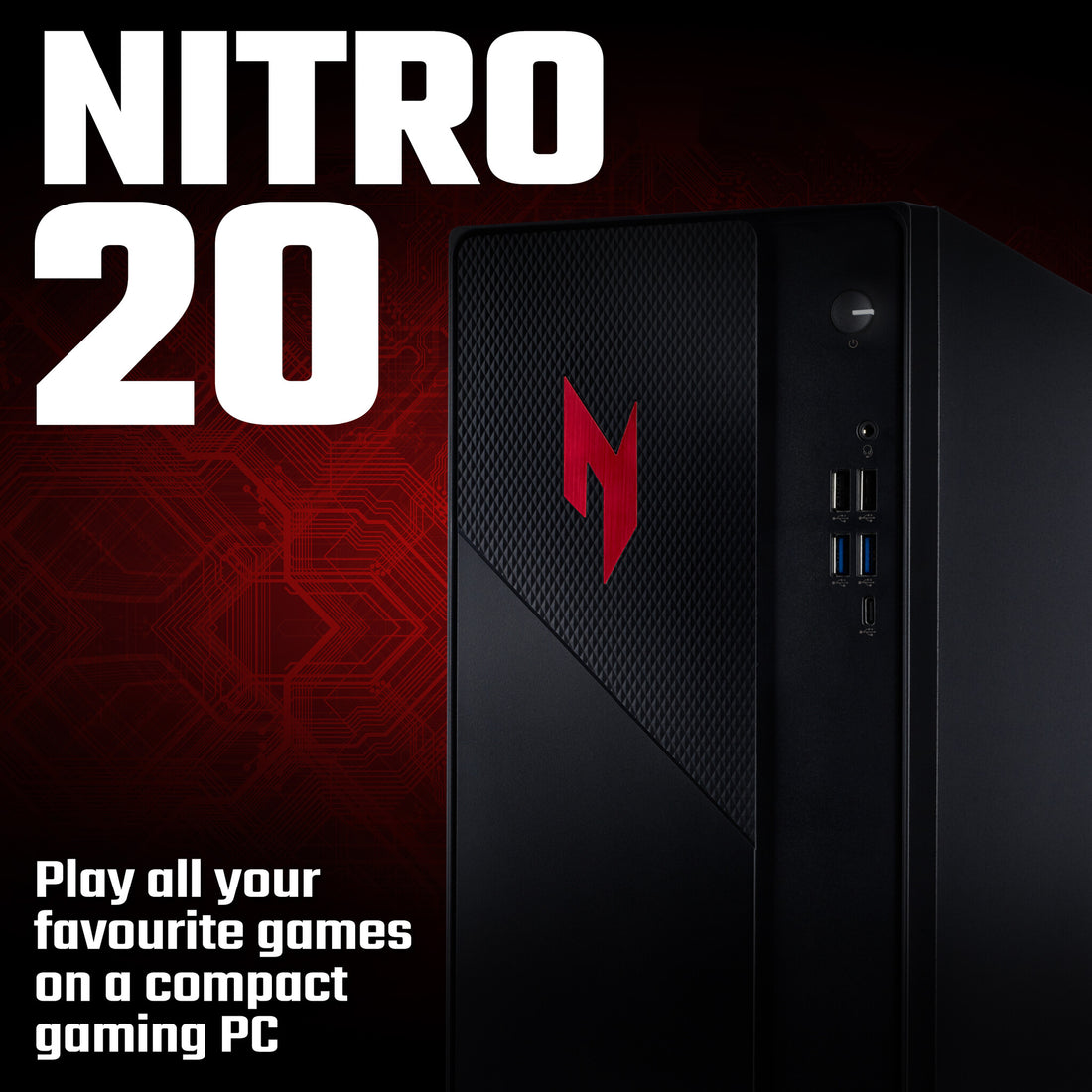 Acer NITRO 20 N20-101 – Intel Core 5 210H, NVIDIA GeForce RTX 5050 (8GB), 16GB DDR4, 512GB PCIe SSD, Windows - image 2
