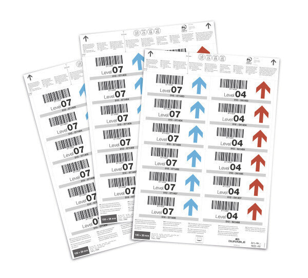 Durable 102202 self-adhesive label Rectangle White 240 - image 2