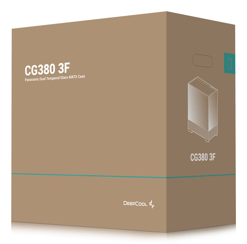 DeepCool CG380 3F Midi Tower Black
