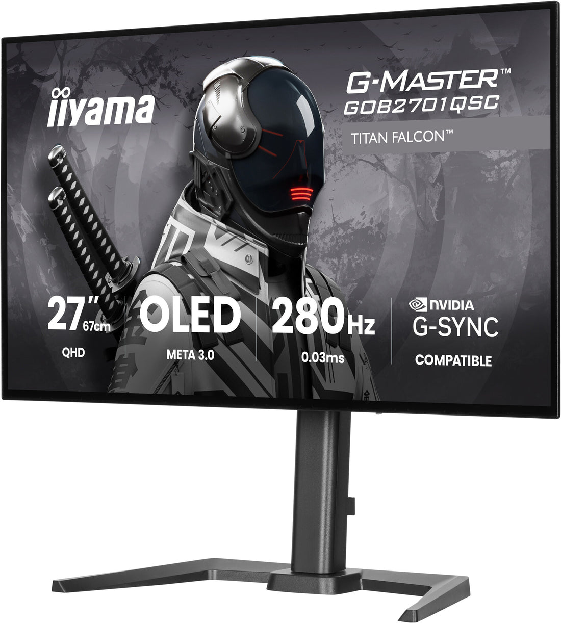 iiyama G-MASTER GOB2701QSC-B1 computer monitor 27" 2560 x 1440 pixels 2K Ultra HD OLED Black - image 5