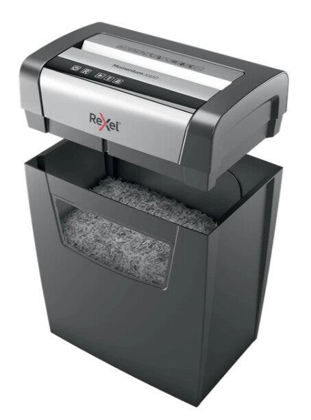 Rexel X410 paper shredder Cross shredding 22 cm Black, Silver - image 3