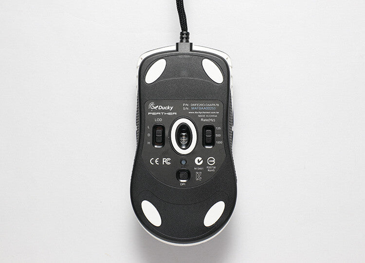 Ducky Feather mouse Gaming Ambidextrous USB Type-A Optical 16000 DPI - image 5