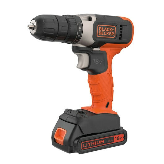 Black & Decker BCD001C1-GB drill Keyless Black, Red