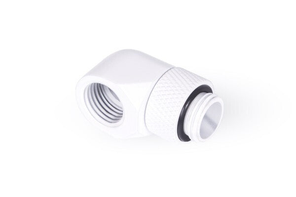 Alphacool Eiszapfen L-connector rotatable G1/4 outer thread to G1/4 inner thread - white - image 2