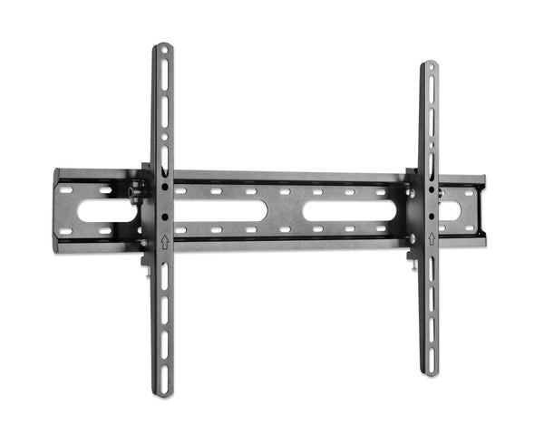 Manhattan Wall Mount for TV & Monitors (Tiltable), For screens 37" to 65", VESA compatibility: all between 200x200mm to 600x400mm - check the dimensions of the four mounting holes on back of screen to ensure it fits, Max 45kg, Black, Bracket