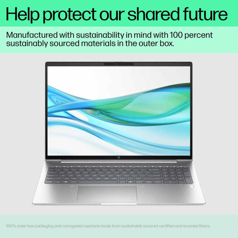 HP ProBook 460 16 inch G11 Notebook PC Intel Core Ultra 5 125H Laptop 40.6 cm (16") WUXGA 16 GB DDR5-SDRAM 512 GB SSD NVIDIA GeForce RTX 2050 Wi-Fi 6E (802.11ax) Windows 11 Pro Silver