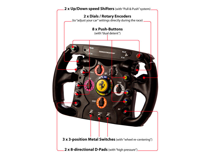 Thrustmaster Ferrari F1 Black RF Steering wheel Analogue PC, PlayStation 4, PlayStation 5, Playstation 3, Xbox