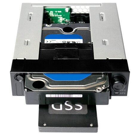 Icy Dock DuoSwap Black