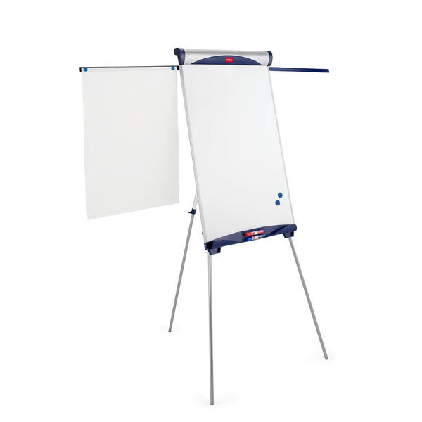 Nobo Impression Pro Tripod Steel Magnetic Whiteboard Easel with Extended Display Arms