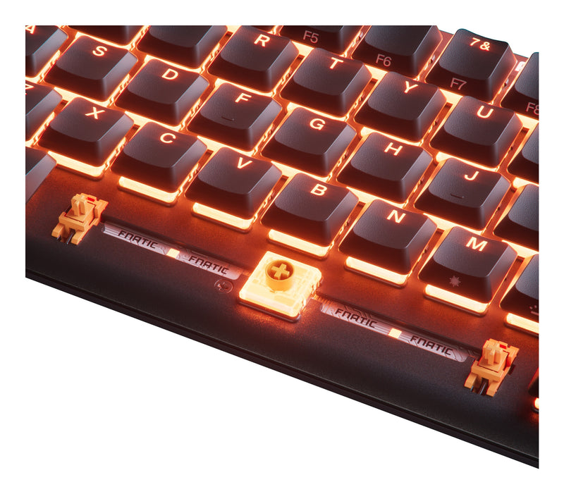 Fnatic STREAK65 LP keyboard Gaming USB QWERTY US International Black