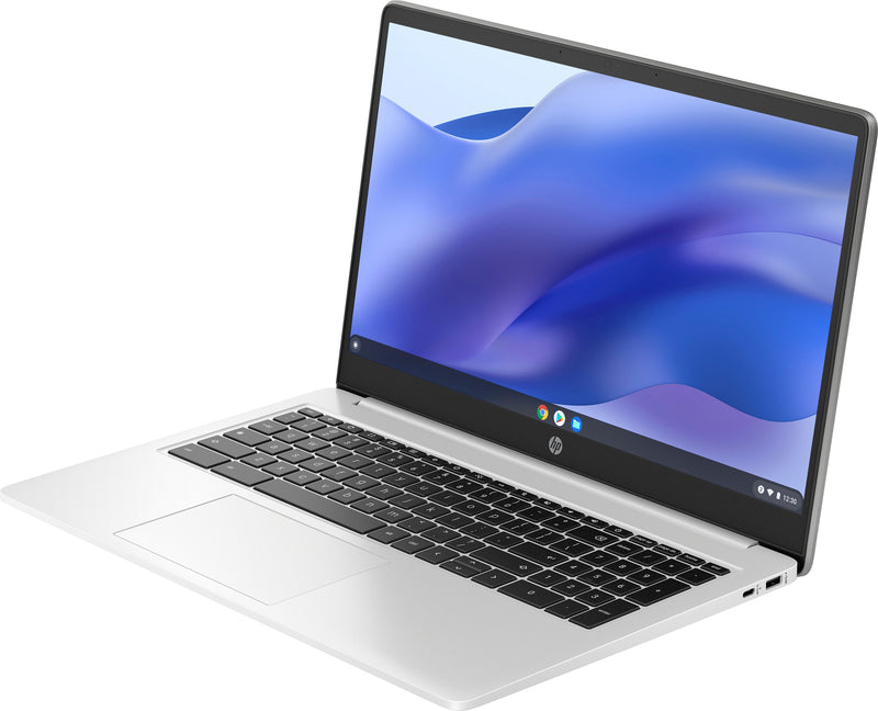 HP Chromebook 15a-na0007na Intel® Celeron® N4500 39.6 cm (15.6") HD 4 GB LPDDR4x-SDRAM 128 GB eMMC Wi-Fi 5 (802.11ac) ChromeOS Silver
