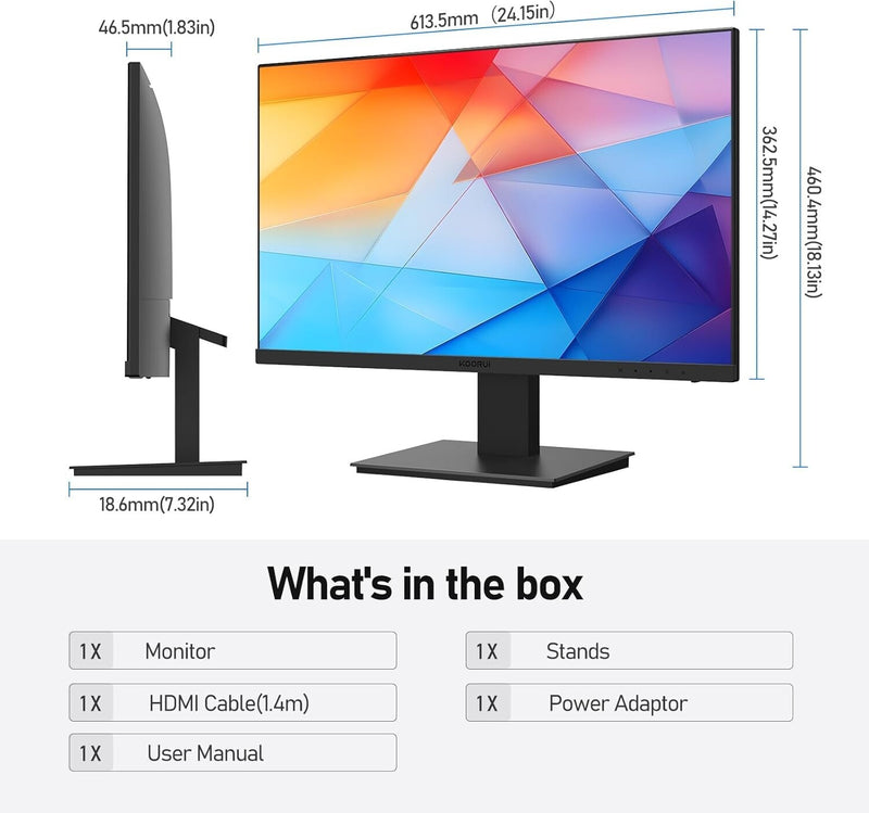 Koorui 27" FHD 100Hz Monitor (N02)