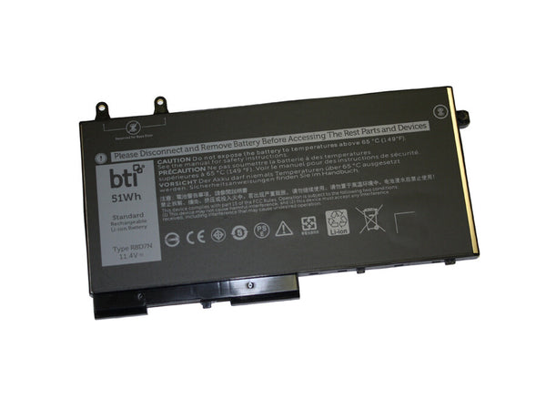 BTI W8GMW compatible 48Wh 3-cell battery for Dell Inspiron
