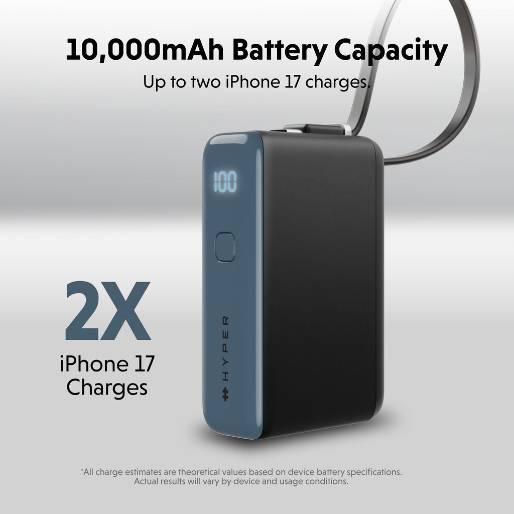 Targus HyperJuice Flex 10K 30W 5000 mAh Blue - image 4