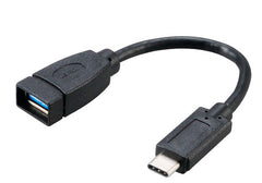 Akasa 15 cm USB 3.1 A/C USB cable USB 3.2 Gen 2 (3.1 Gen 2) 0.15 m USB A USB C Black