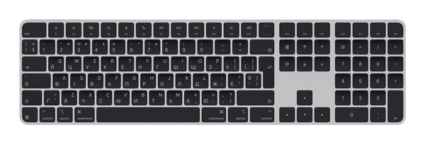 Apple Magic keyboard Universal USB + Bluetooth QWERTY Ukrainian Black