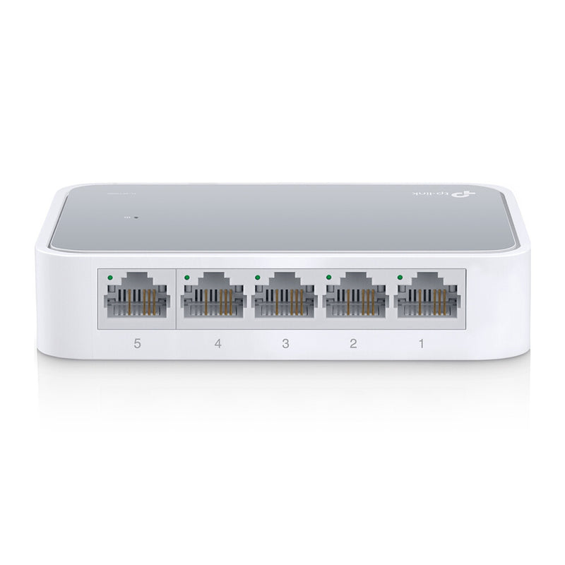 TP-LINK (TL-SF1005D V16) 5-Port 10/100Mbps Unmanaged Desktop Switch, Plastic Case