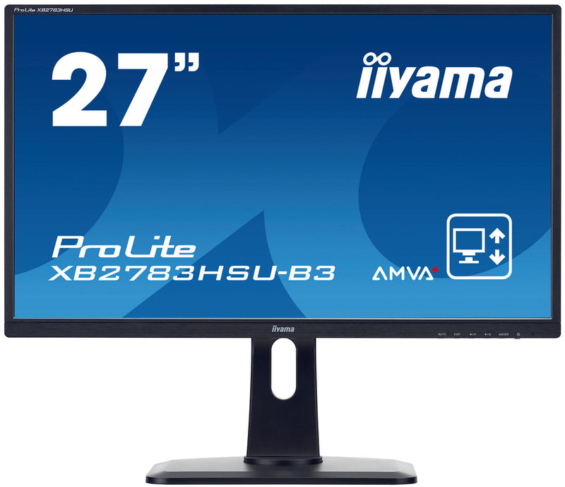 iiyama ProLite XB2783HSU-B3 computer monitor 68.6 cm (27") 1920 x 1080 pixels Full HD LED Black