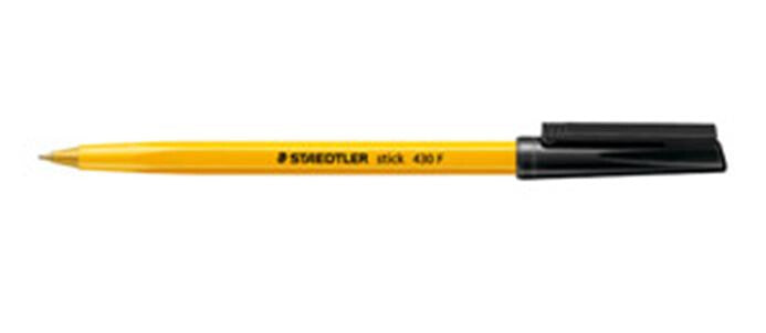 Staedtler 430 F Black Stick ballpoint pen