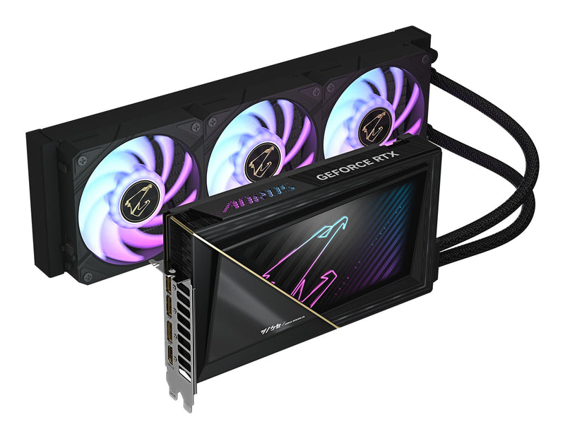 GIGABYTE AORUS GeForce RTX 5090 XTREME WATERFORCE 32G Graphics Card - 32GB GDDR7, 512bit, PCI-E 5.0, 2655MHz Core Clock, 3 x DP 2.1a, 1 x HDMI 2.1b, NVIDIA DLSS 4, GV-N5090AORUSX W-32GD