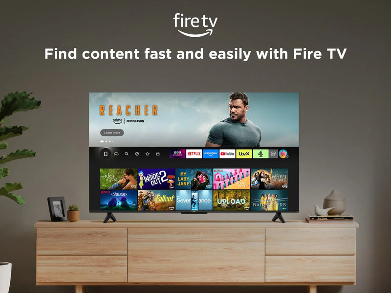 TCL T6C -UK 43 inch QLED 4K HDR 10+ Dolby Vision & Atmos Smart Fire TV