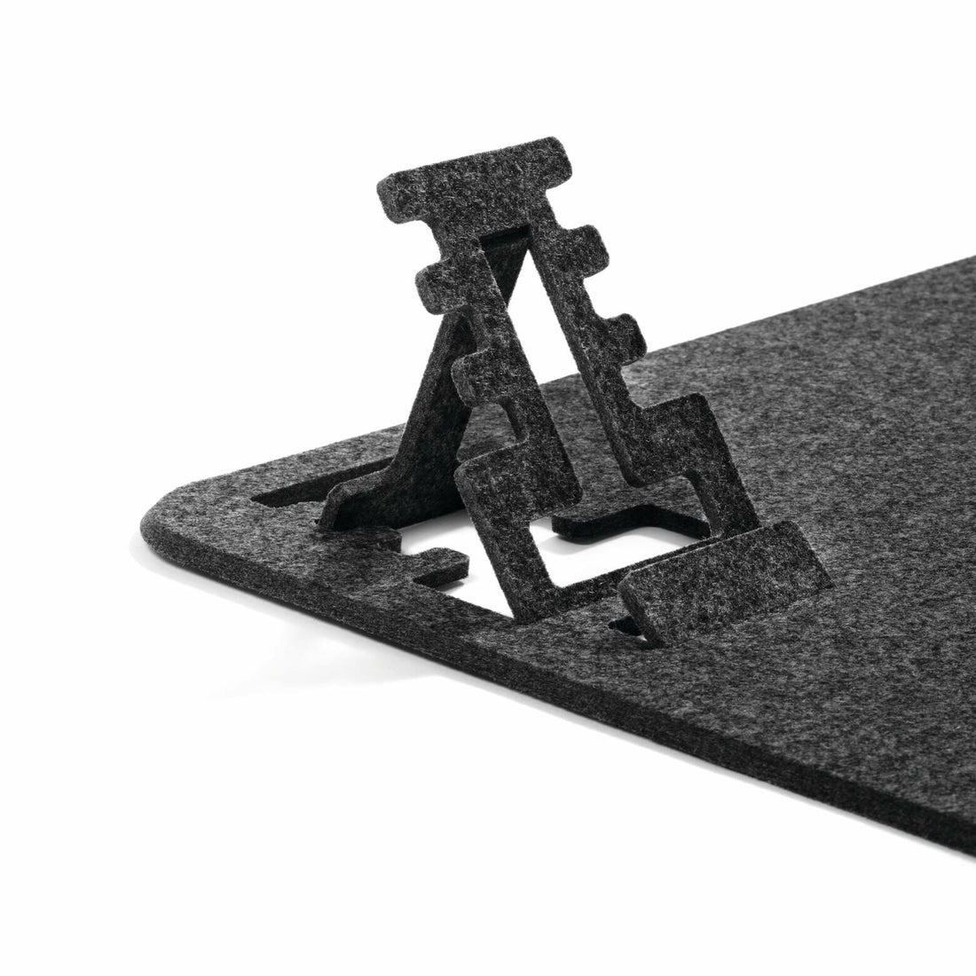 Durable 708158 desk pad PET felt Charcoal - image 4