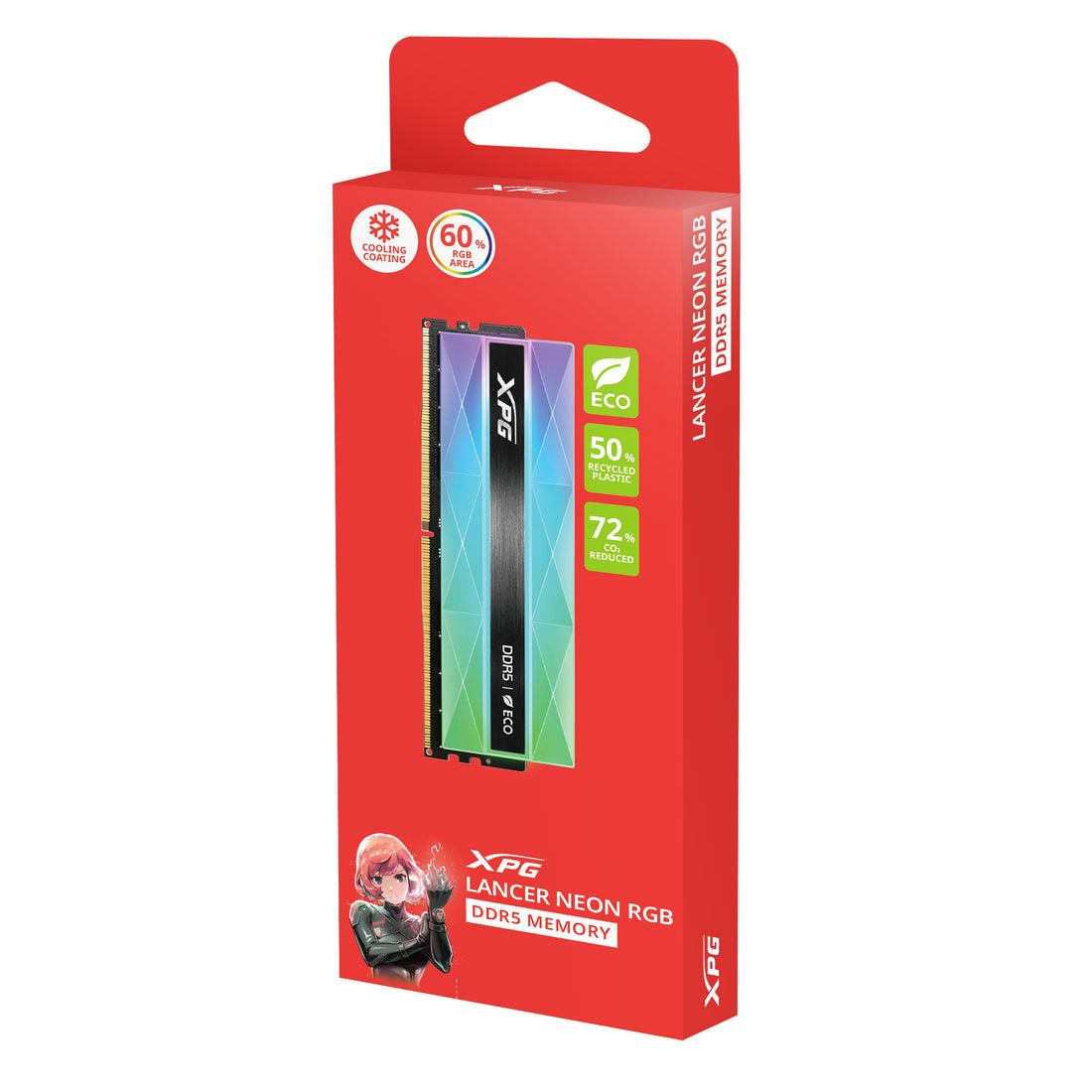 XPG LANCER NEON memory module 16 GB 2 x 16 GB DDR5 288-pin DIMM - image 5