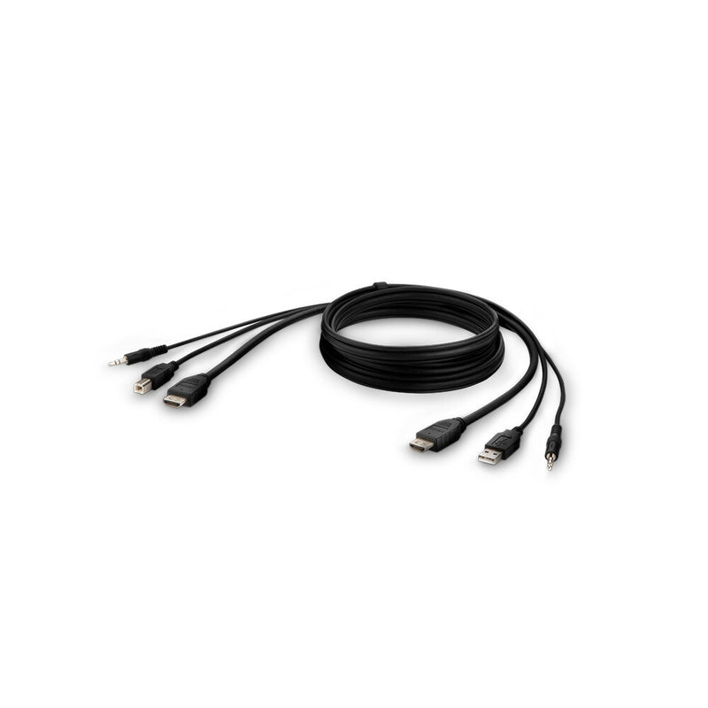 Belkin F1DN1CCBL-HH-10 KVM cable Black 3 m