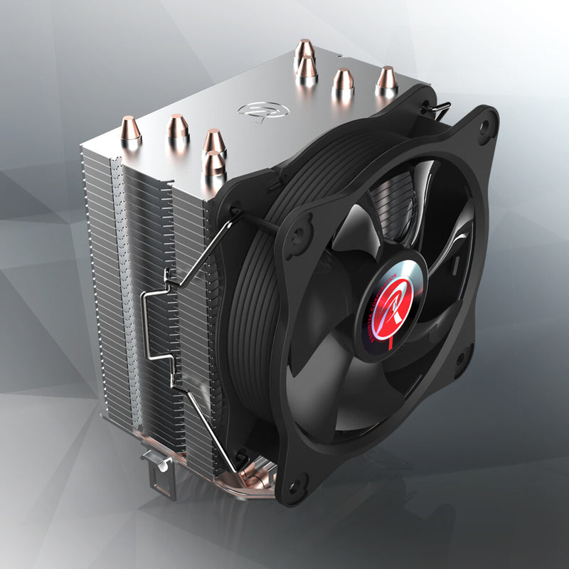 RAIJINTEK AIDOS II Processor Liquid cooling kit 10 cm Black 2 pc(s)