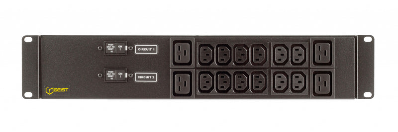 Vertiv EG2XPR166-103IB4PS6-IP44 power distribution unit (PDU) 16 AC outlet(s) Black