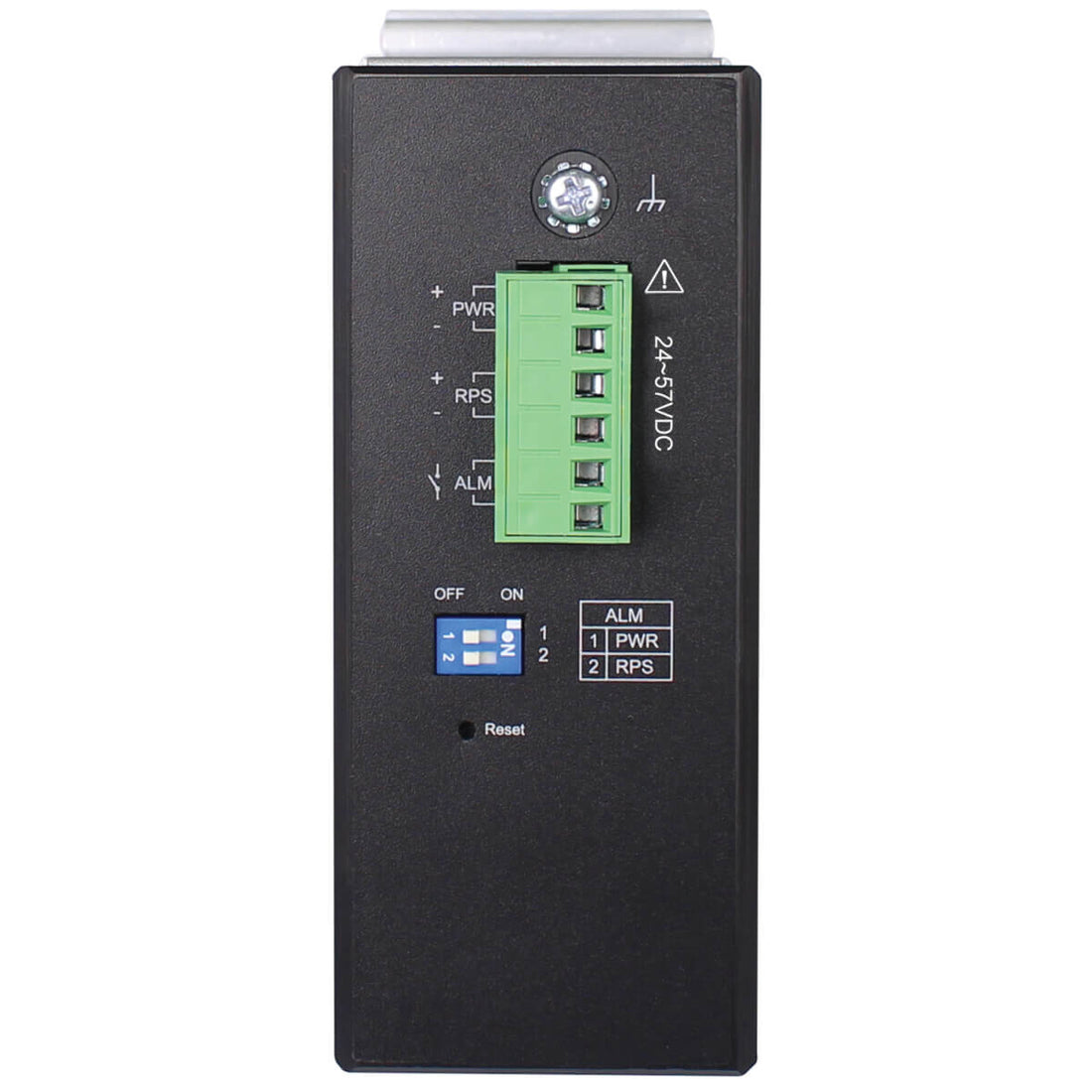 Tripp Lite NGI-M08C4POE8-2 8-Port Managed Industrial Gigabit Ethernet Switch - Layer 2, 1 Gbps, PoE+ 30W, 4 GbE SFP Ports, -40° to 75°C, DIN Mount