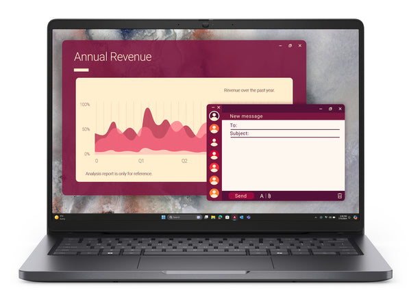 Dell Pro 14 PC14250 14" Laptop (9FC1P) - Intel Core Ultra 7 255U, 16GB RAM, 512GB SSD, Windows 11 Pro
