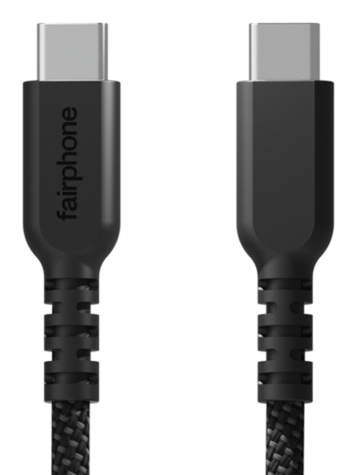 Fairphone ACCABL-4CC-WW1 USB cable USB 2.0 2.5 m USB C Black