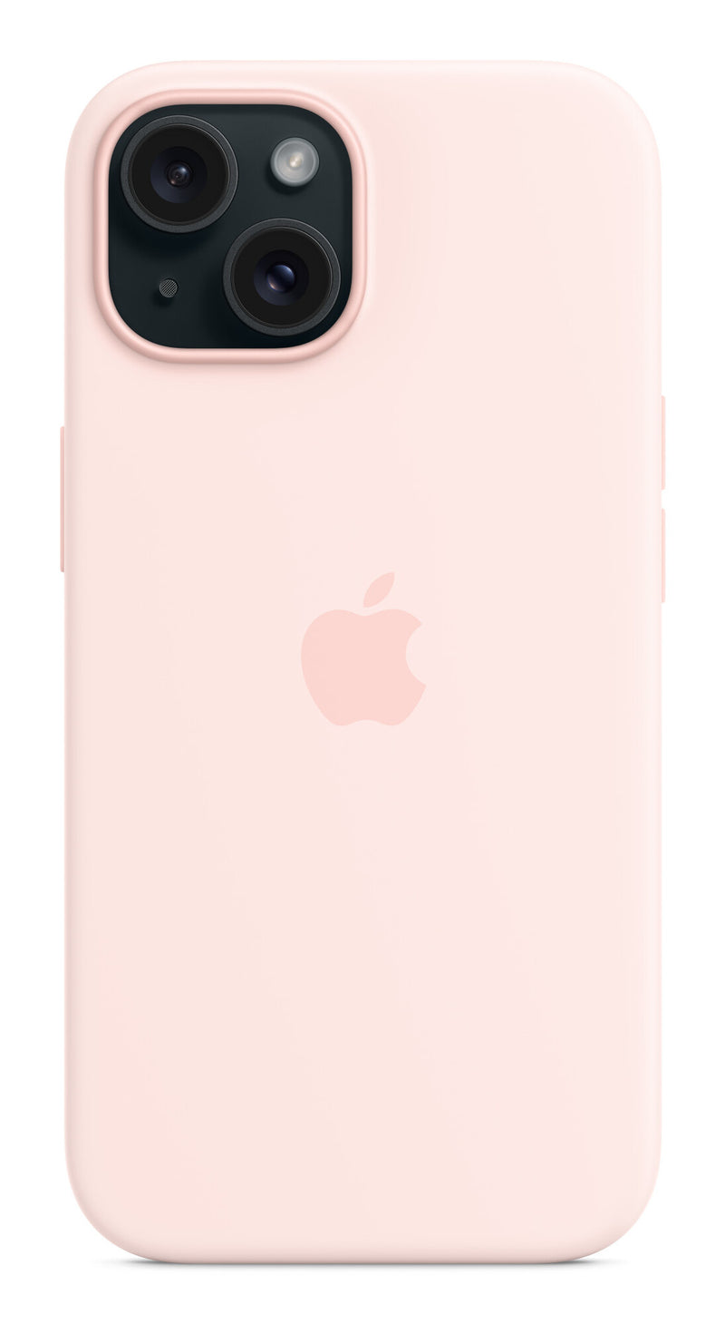 Apple iPhone 15 Silicone Case with MagSafe - Light Pink