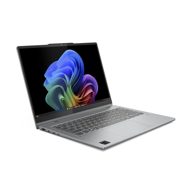 Lenovo IdeaPad 5 2-in-1 14Q8X9 Copilot+ PC Qualcomm Snapdragon X1-26-100 Hybrid (2-in-1) 35.6 cm (14") Touchscreen WUXGA 16 GB LPDDR5x-SDRAM 1 TB SSD Wi-Fi 7 (802.11be) Windows 11 Home English Grey