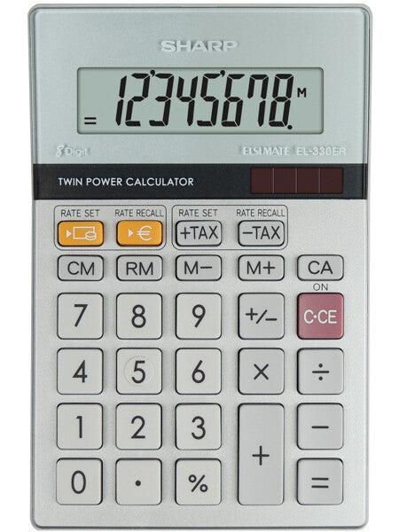 Sharp EL-330ER calculator Pocket Financial Grey