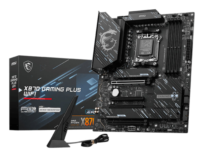 MSI X870 GAMING PLUS WIFI motherboard AMD X870 Socket AM5 ATX